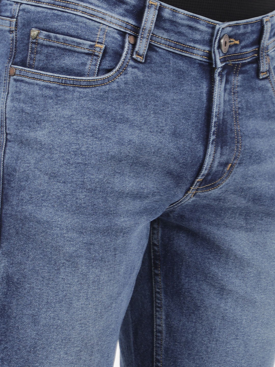 Numero Uno Men Solid Blue Jeans